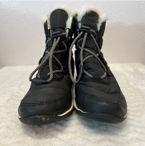 Sorel Whitney II Short Lace Faux Fur Lined Snow Boot Women's Size 5 - Picture 5 of 10